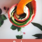 rouleau courgette houmous pin