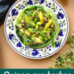 quinoa herbes legumes vapeur pin